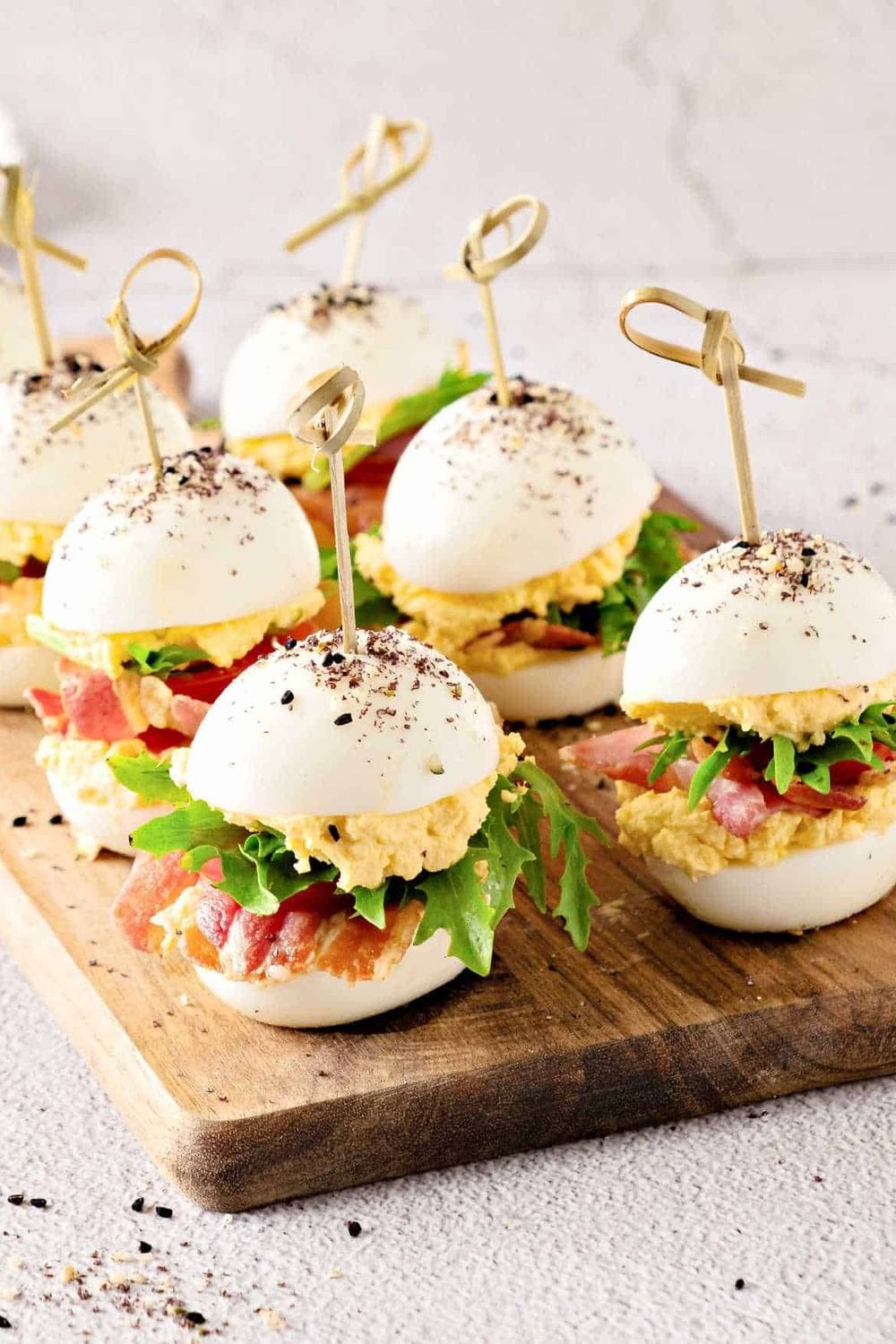 BLT Deviled Eggs