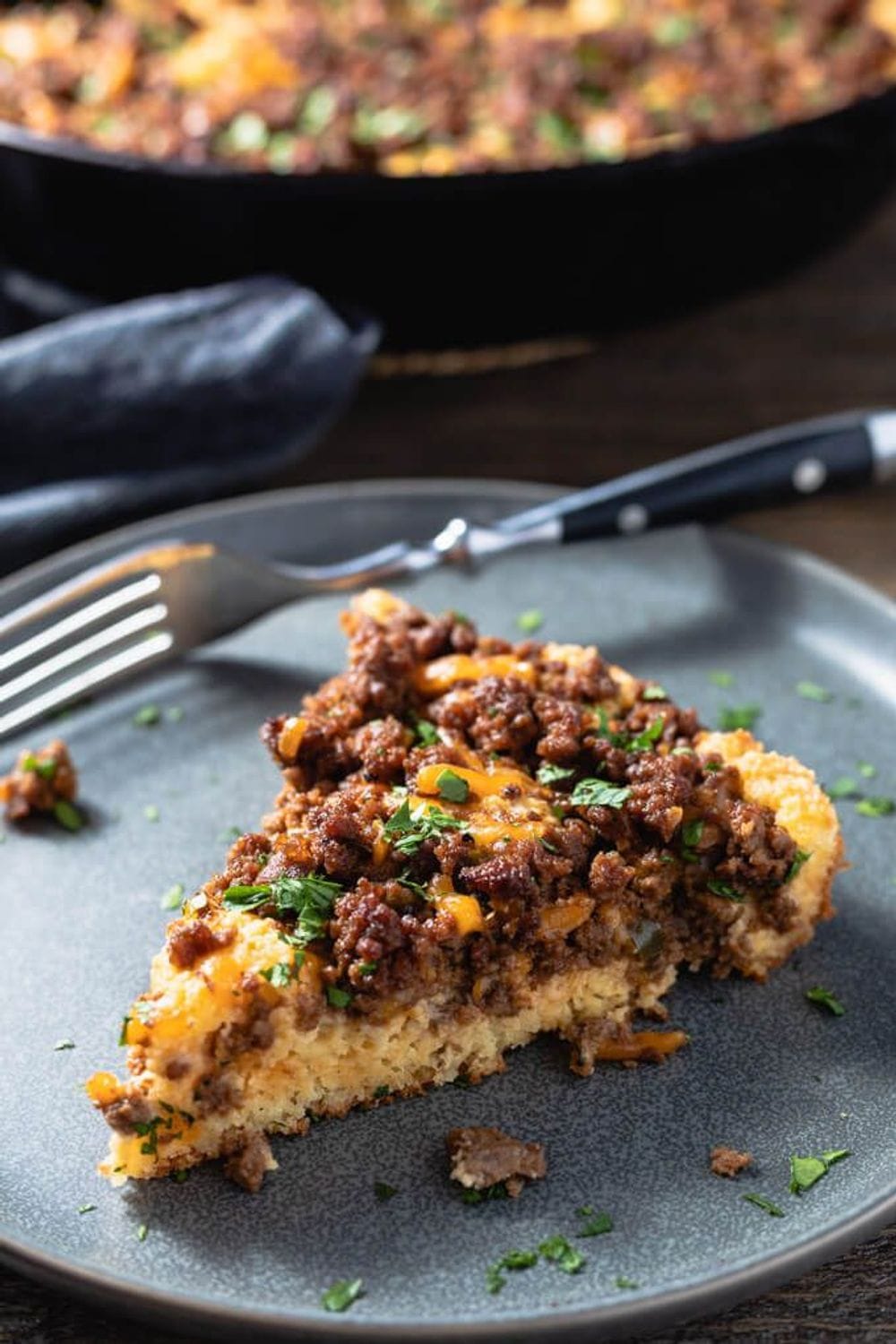 Cast Iron Sloppy Joe Casserole