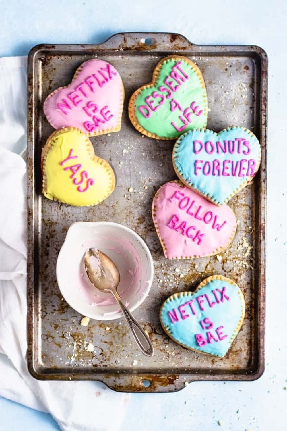 Conversation Heart Pastries