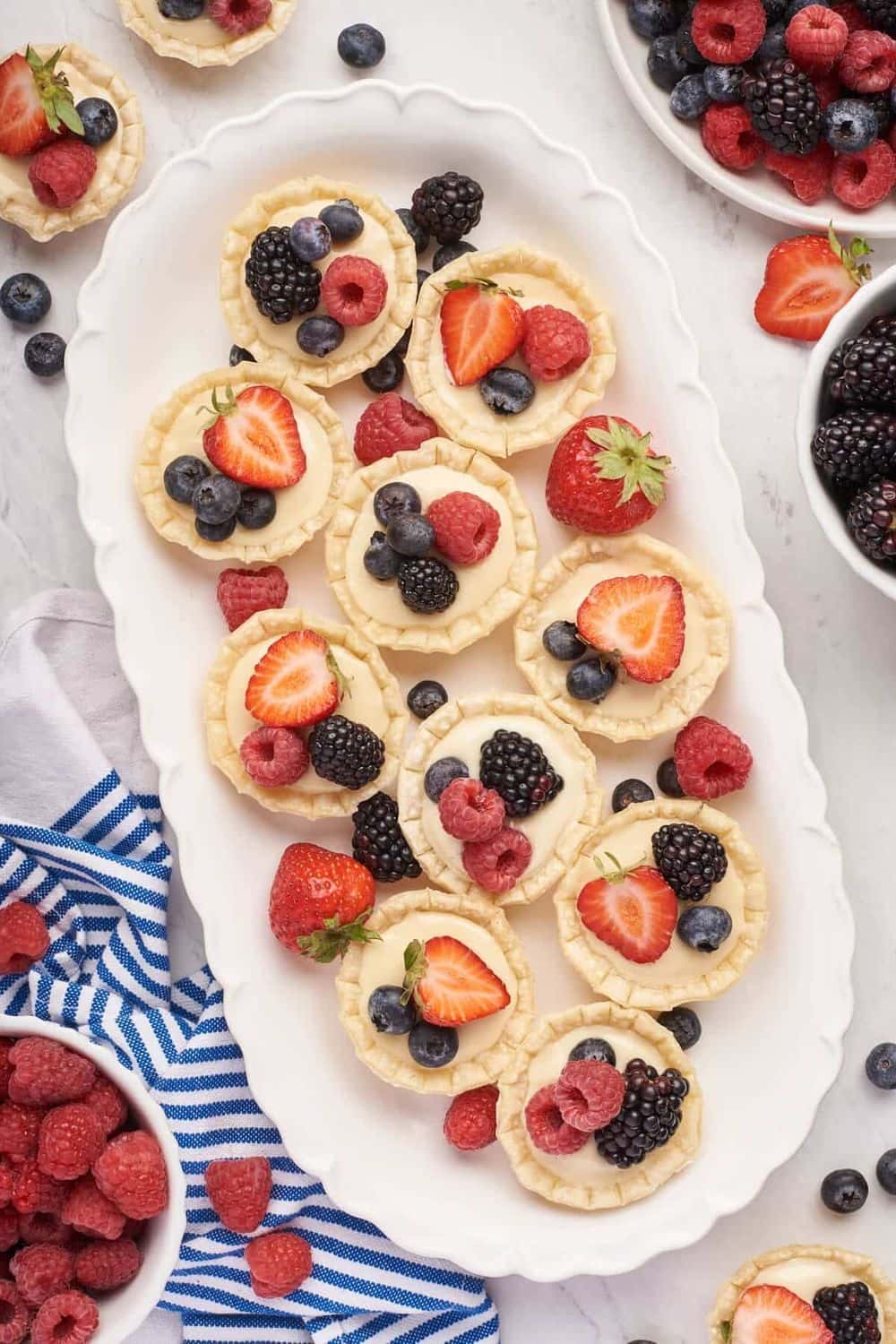 Cream Cheese Fruit Tarts