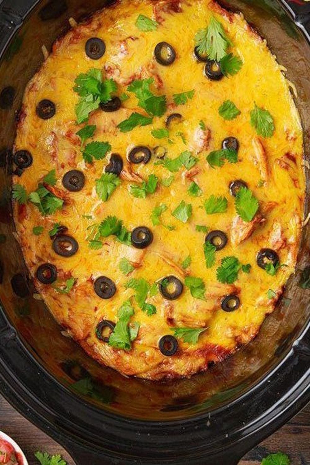 Crockpot Enchilada Casserole