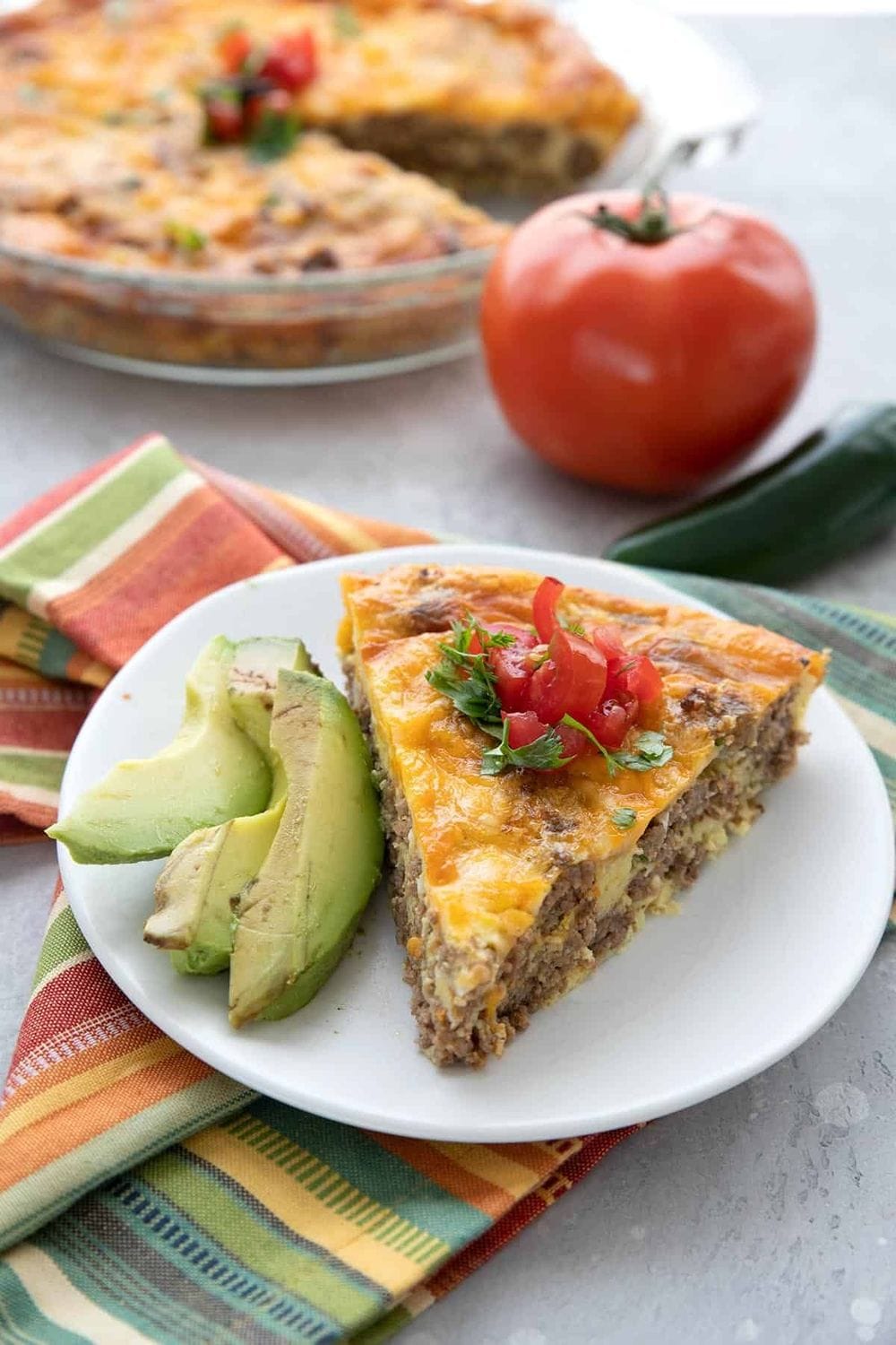 Easy Low Carb Taco Pie