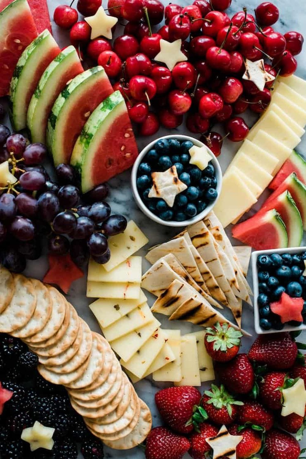 Fruit and Cheese Board