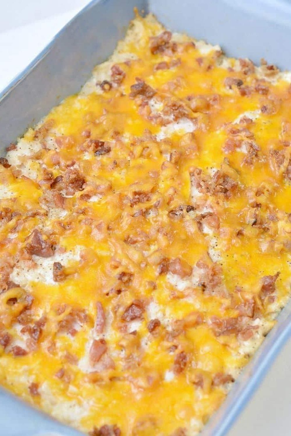 Keto Chicken Cauliflower Casserole With Bacon