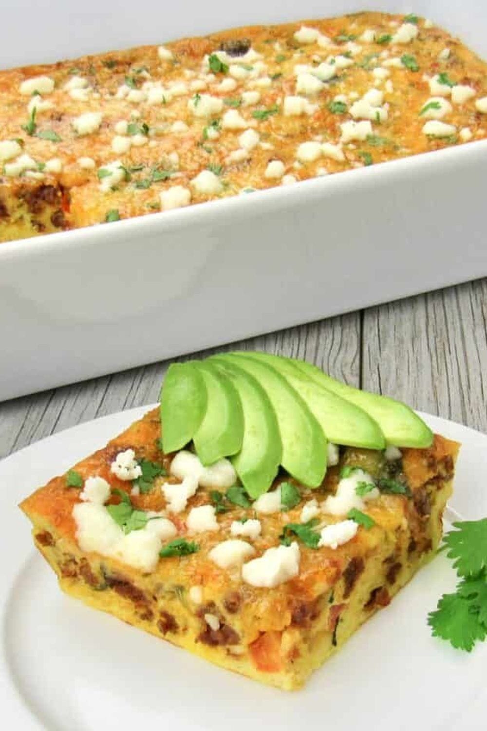 Keto Chorizo Mexican Breakfast Casserole