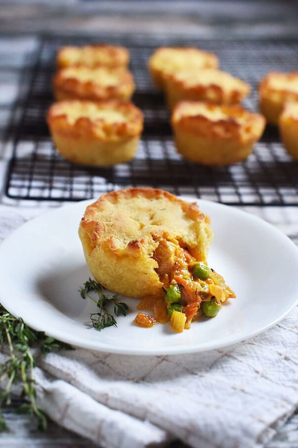 Keto Diet Mini Chicken Pot Pies