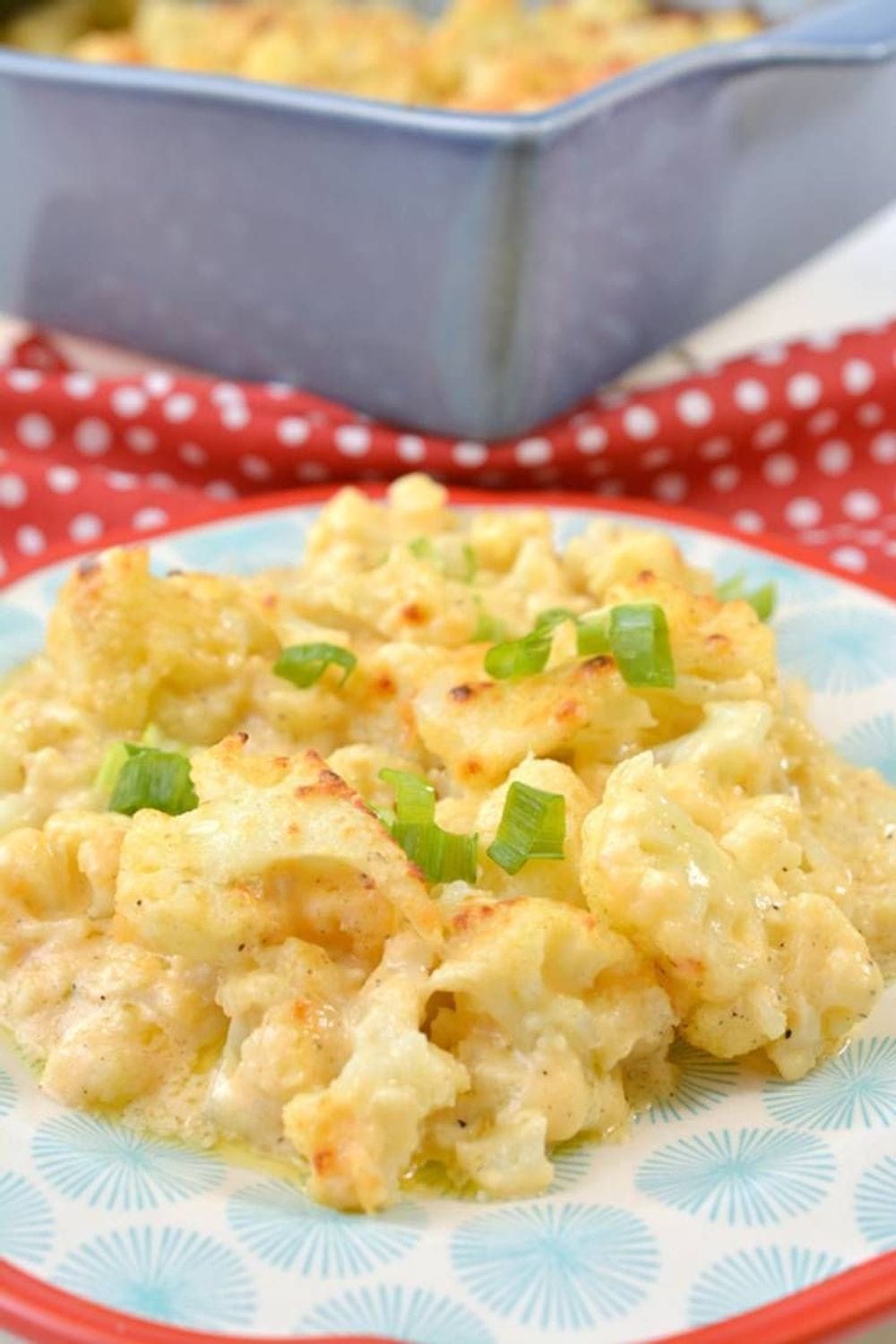 Keto Mac & Cheese Cauliflower Casserole