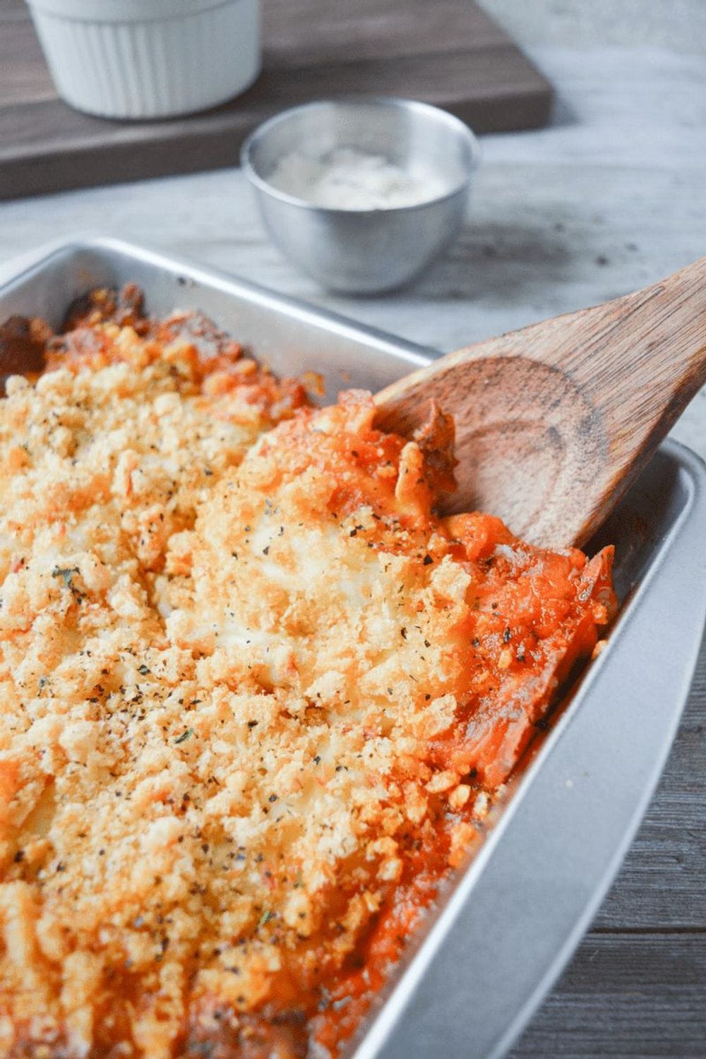 Low Carb Chicken Parmesan Casserole