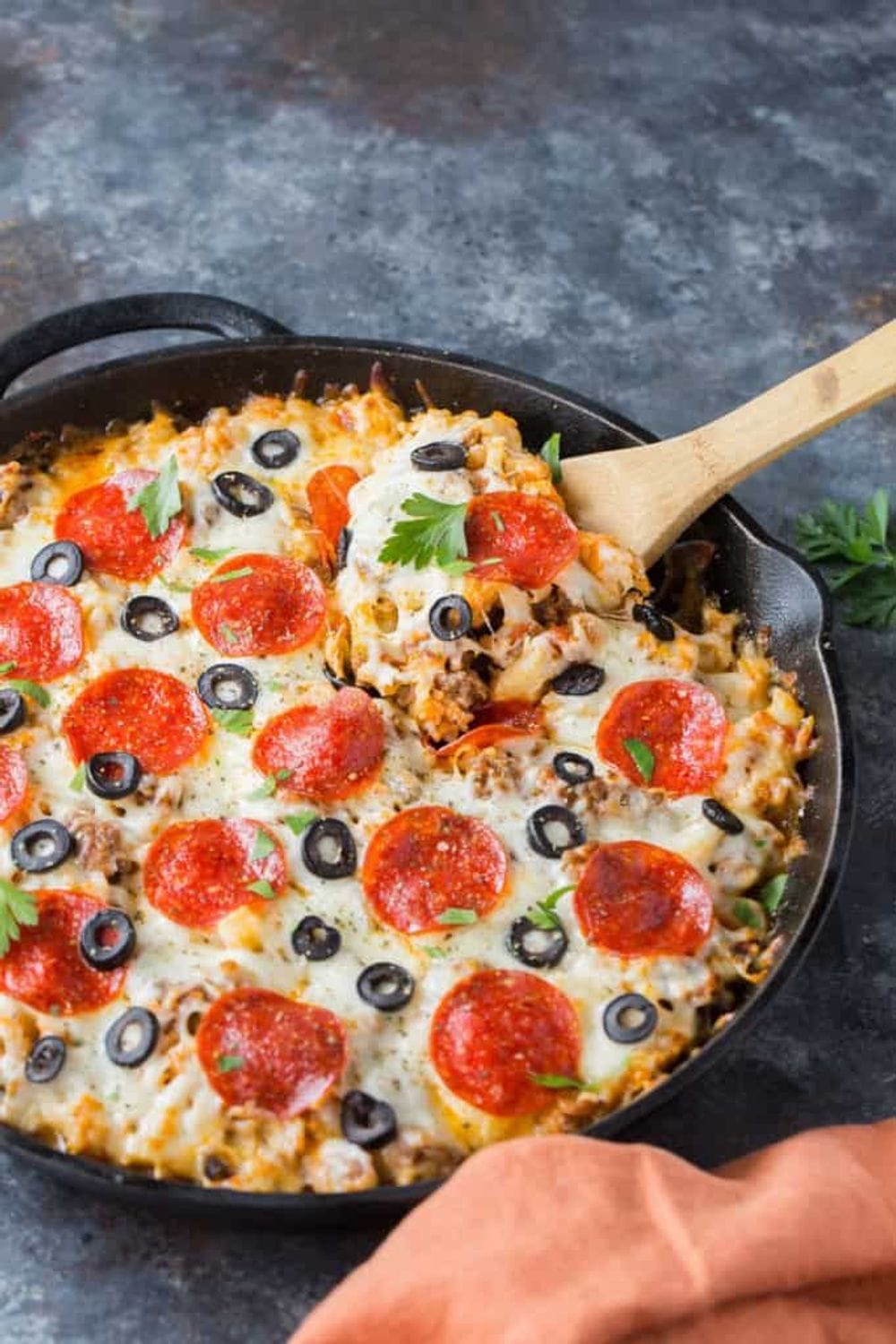 Low Carb Pizza Casserole