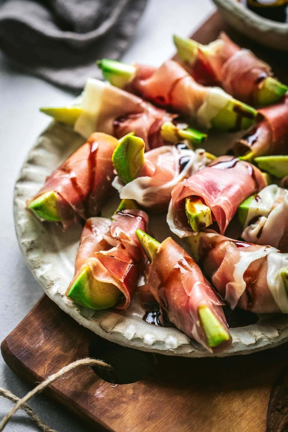 Prosciutto Wrapped Avocado Bites