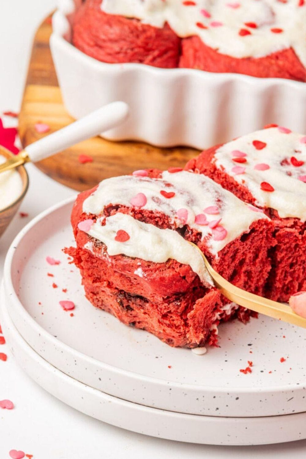 Red Velvet Cinnamon Rolls