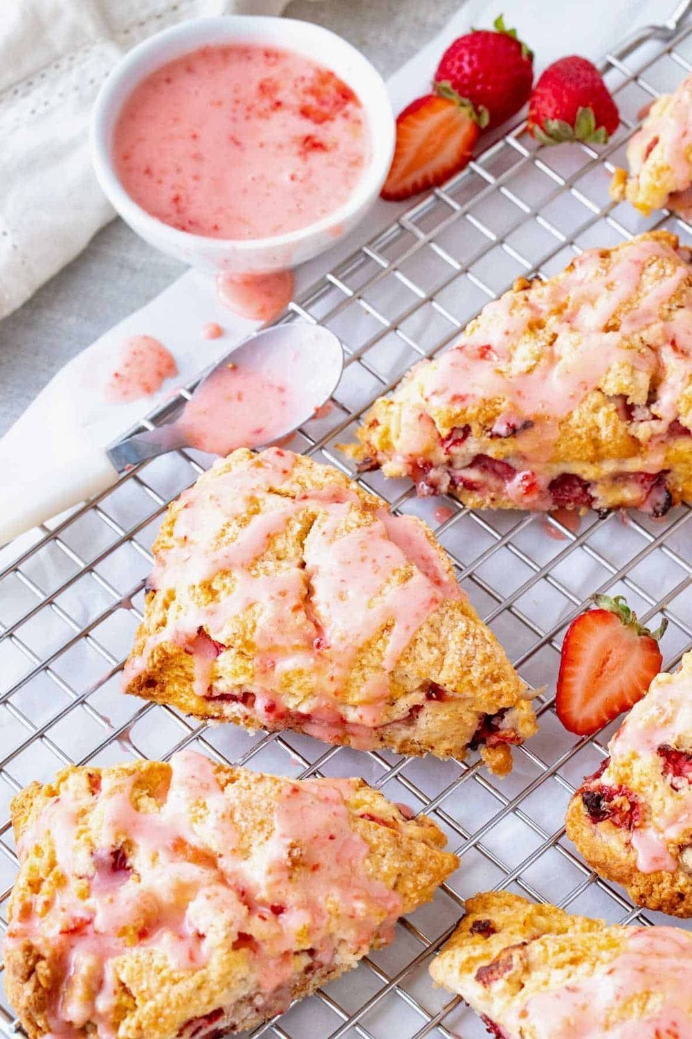 Strawberry Buttermilk Scones