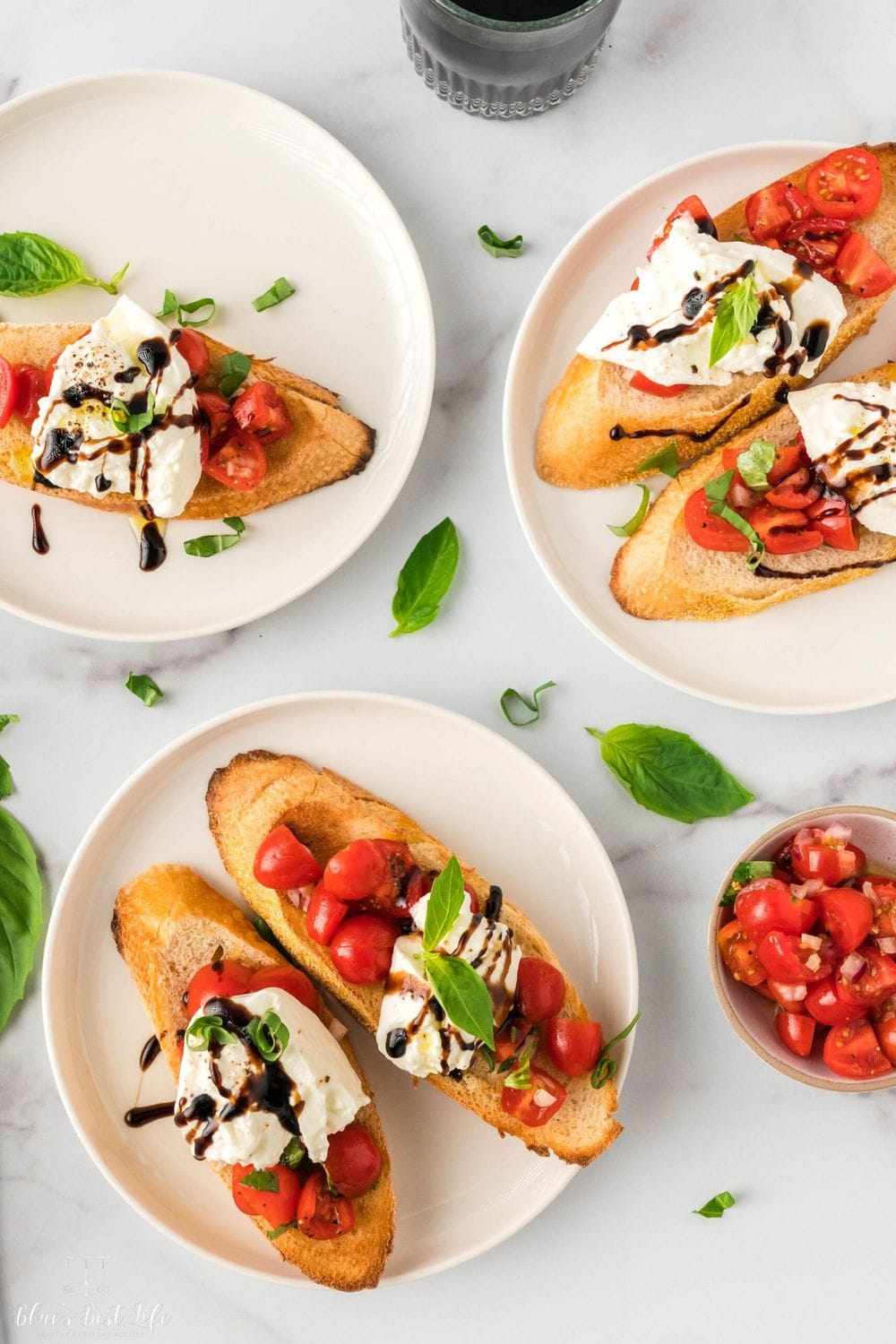 Tomato Bruschetta with Burrata