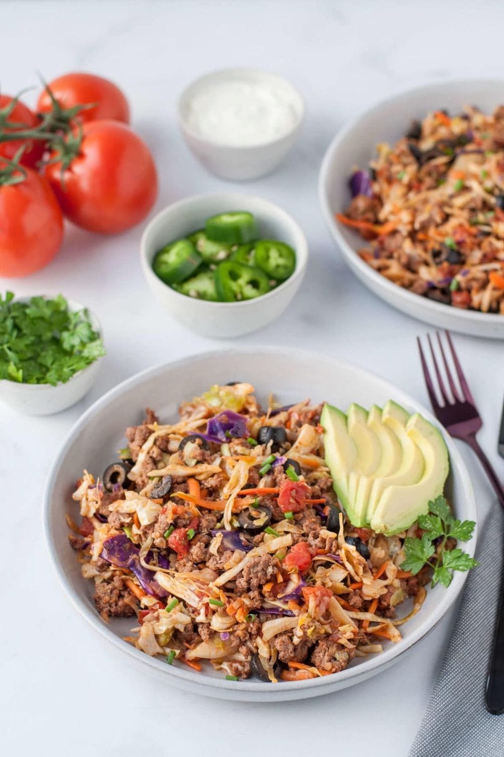 Warm Keto Taco Slaw