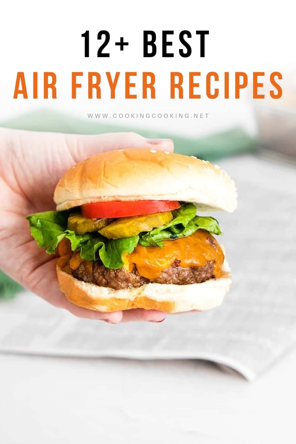 Air Fryer Hamburgers