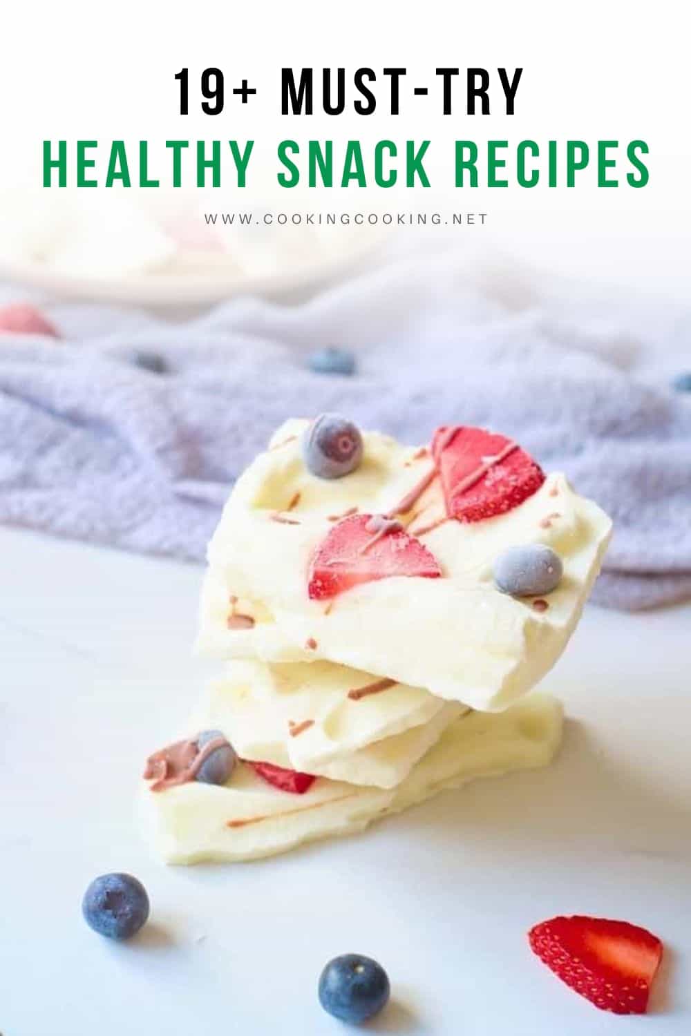 Berries and Chocolate Frozen Yogurt Bark