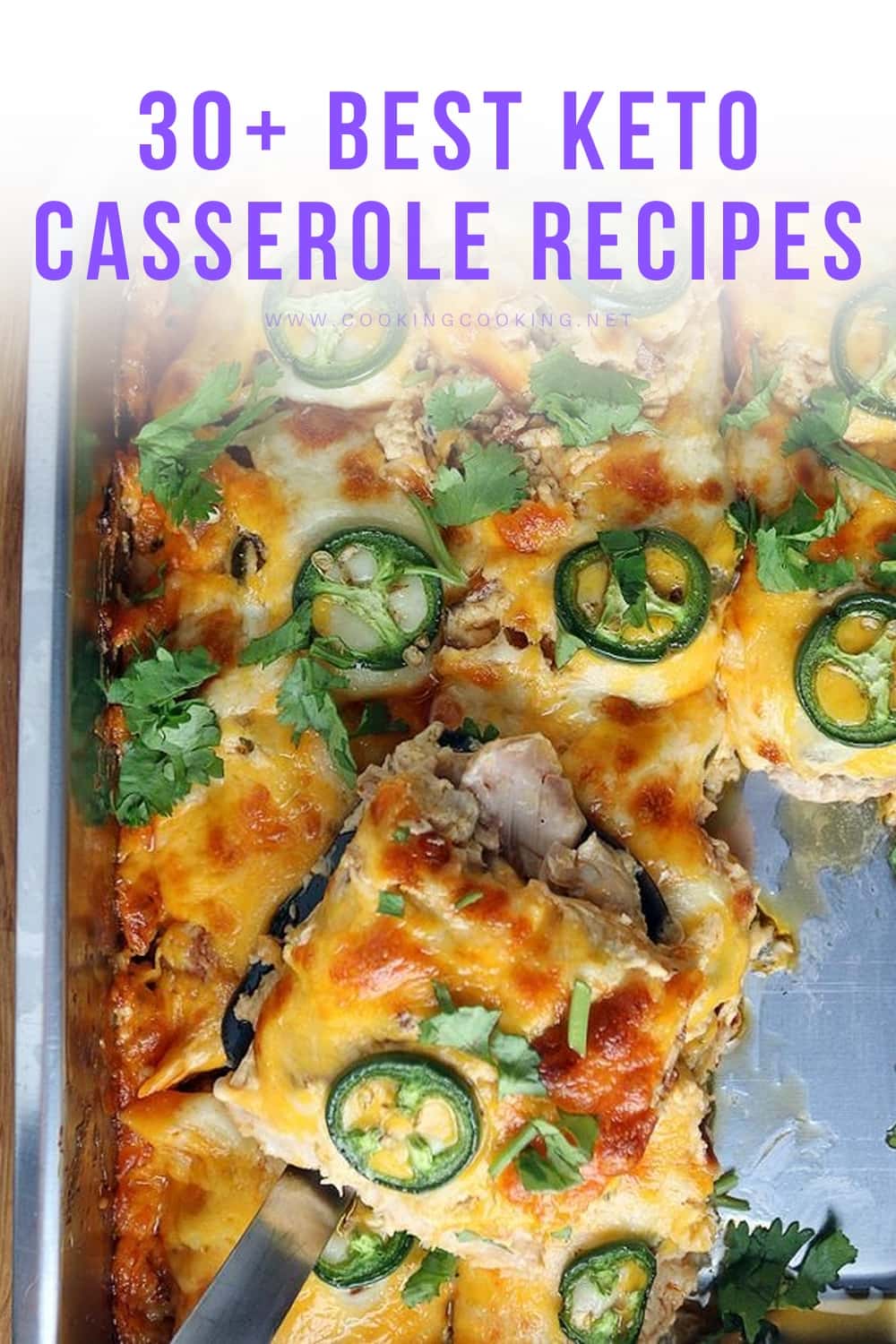 Buffalo Chicken Jalapeno Popper Casserole