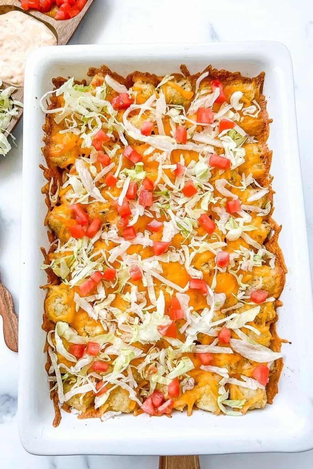 Cheeseburger Tater Tot Casserole