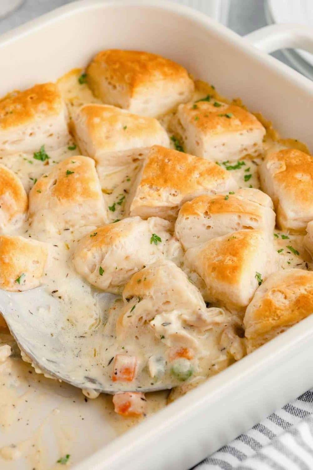 Chicken Biscuit Casserole