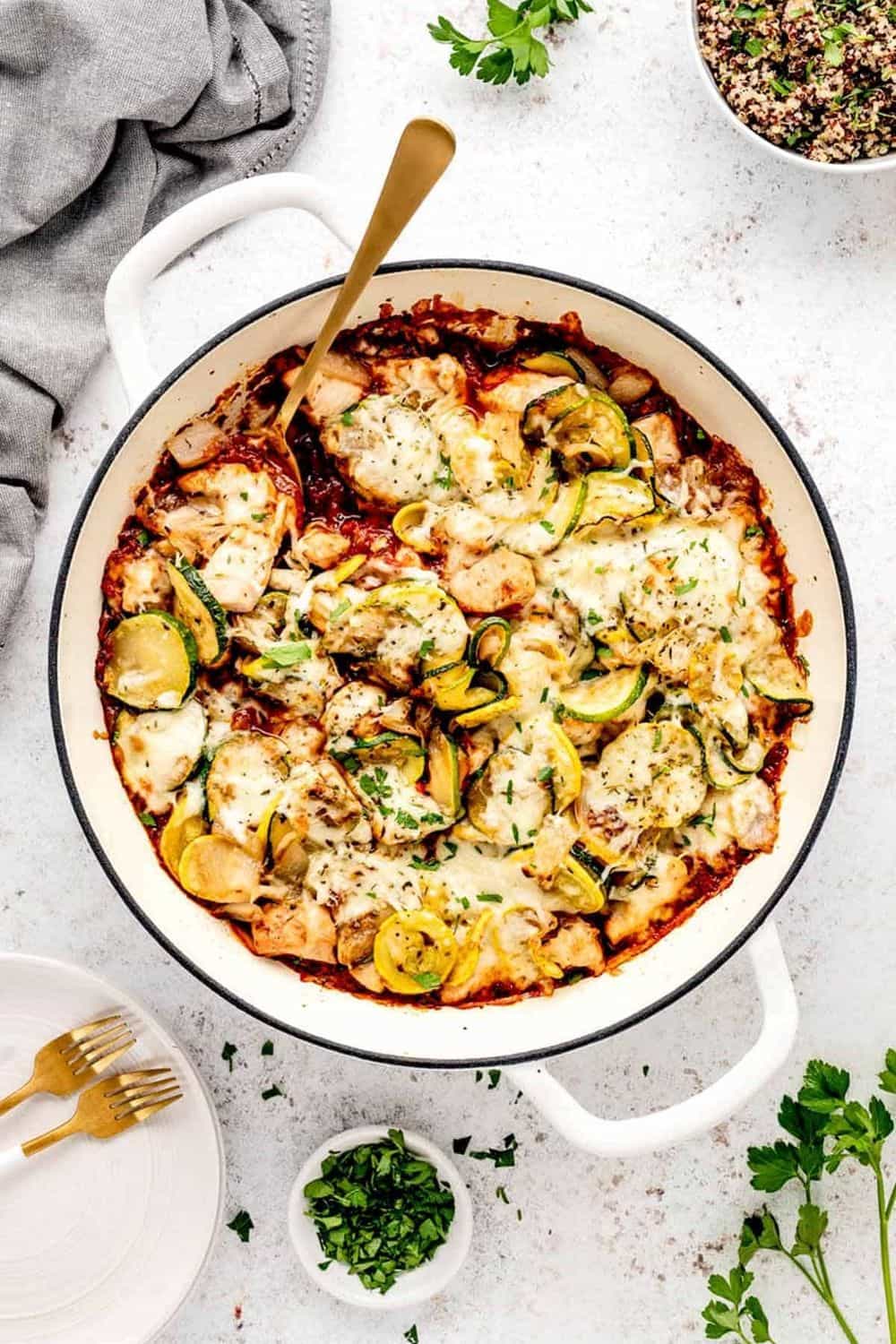 Chicken Zucchini Casserole