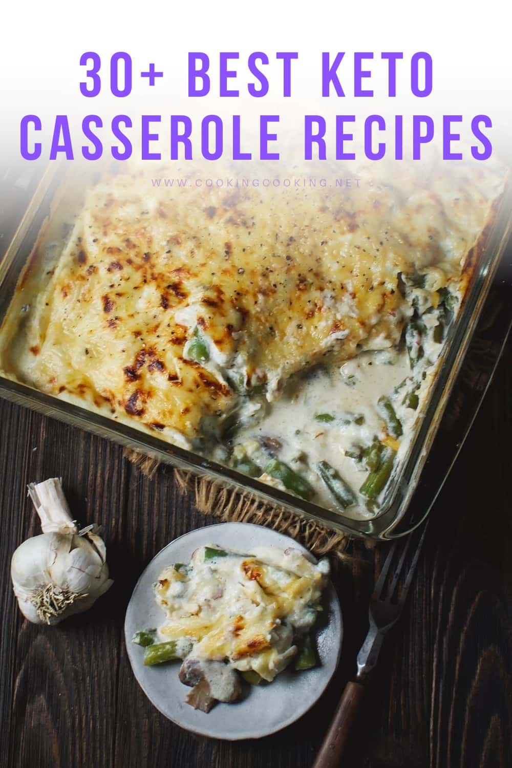 Green Bean, Mushroom & Parmesan Casserole