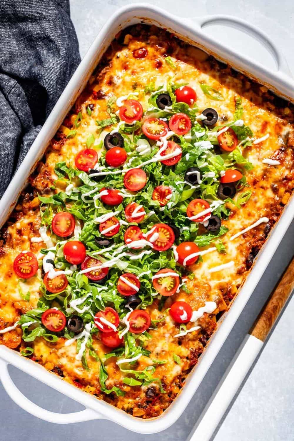 Healthy Taco Casserole