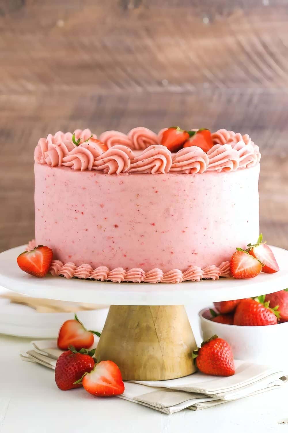 Homemade Strawberry Cake