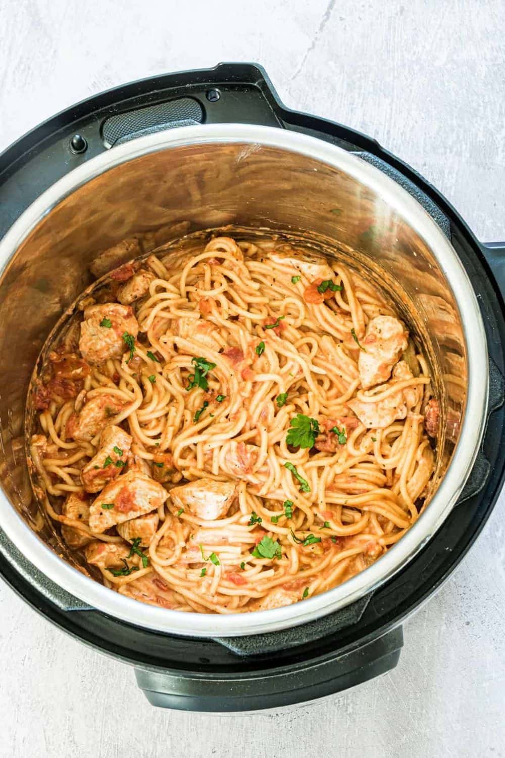 Instant Pot Chicken Spaghetti