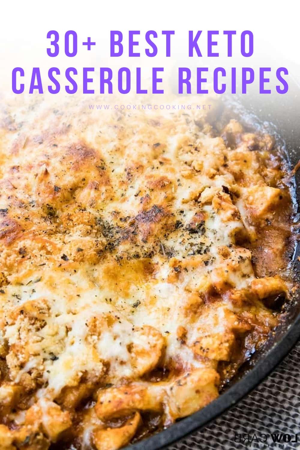 Keto Chicken Parmesan Casserole