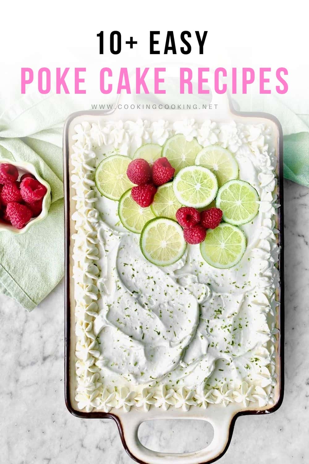 Key Lime Poke Cake