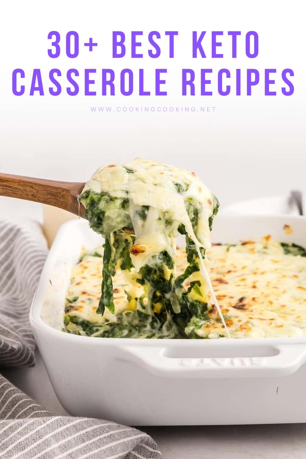 Low Carb Cauliflower Creamed Spinach