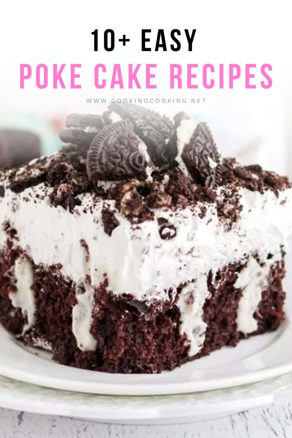 Oreo Poke Cake