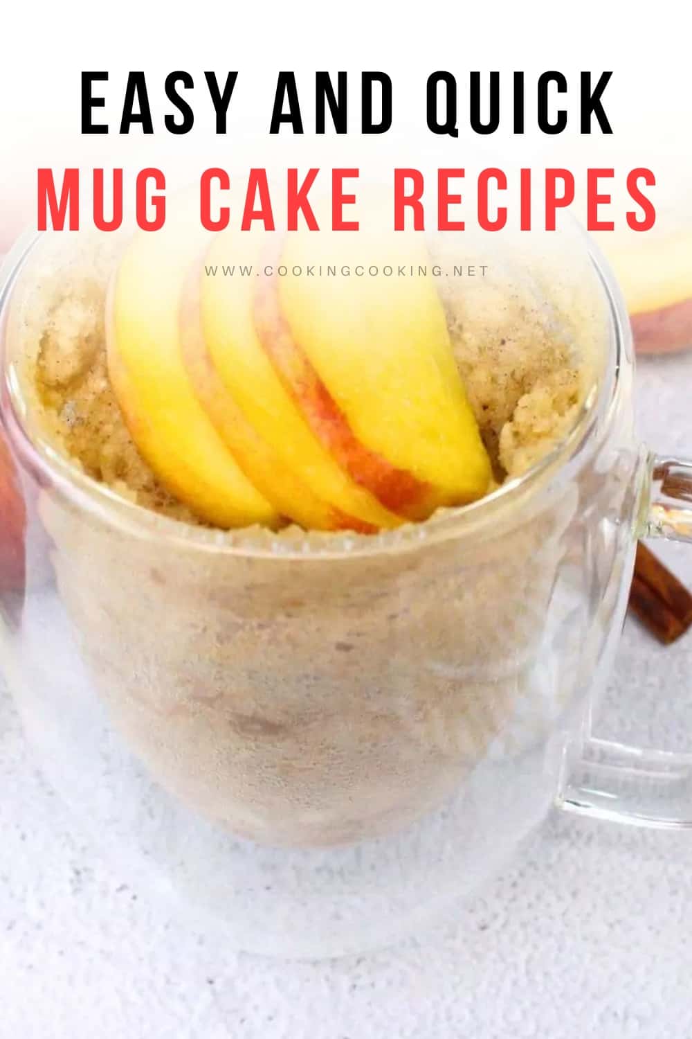 Peach Mug Cake