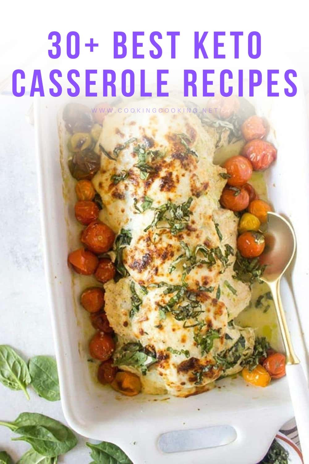 Pesto Caprese Chicken Casserole