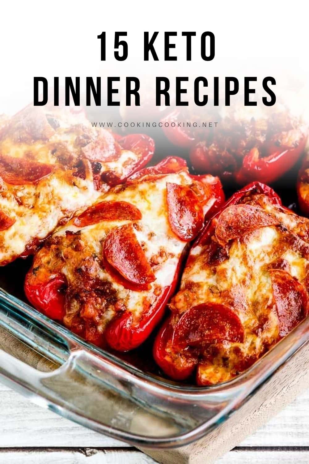 Sausage and Pepperoni Pizza Stuffed Peppers