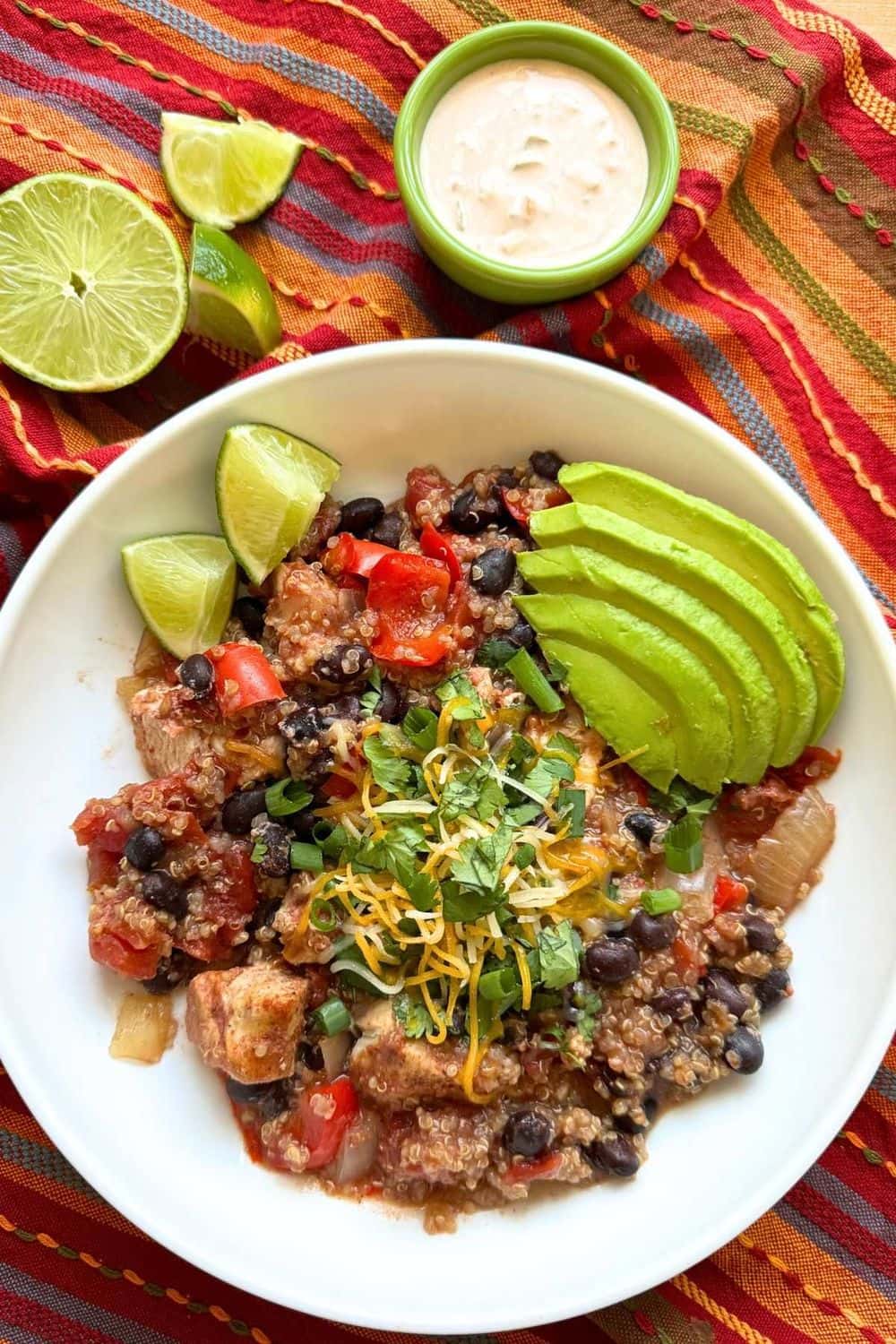 Slow Cooker Mexican-Inspired Chicken and Quinoa