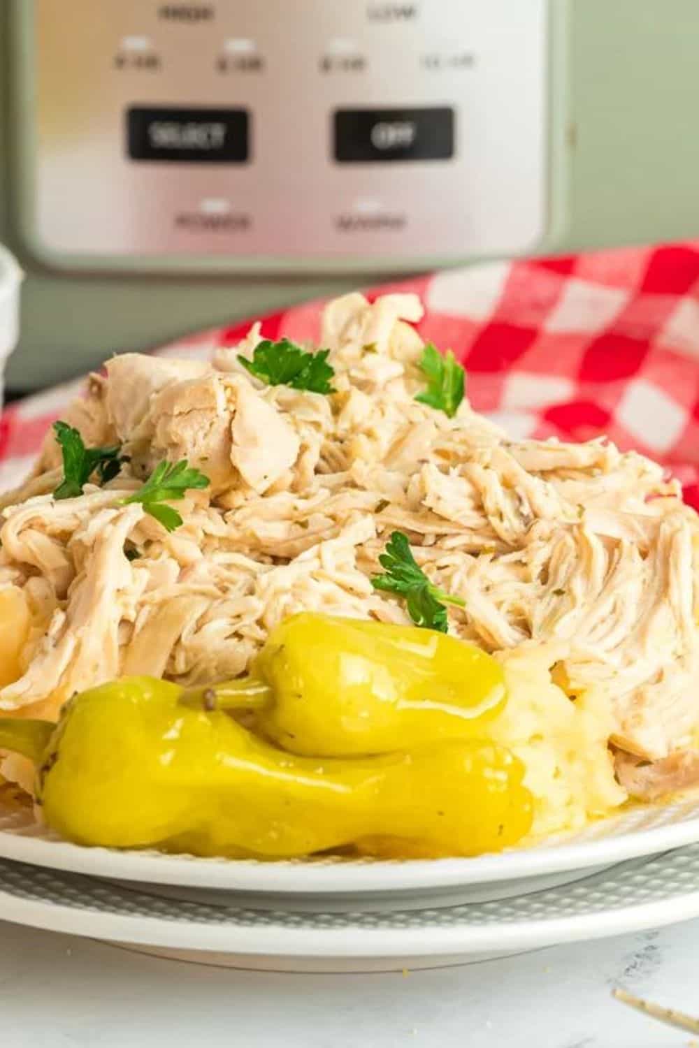 Slow Cooker Mississippi Chicken