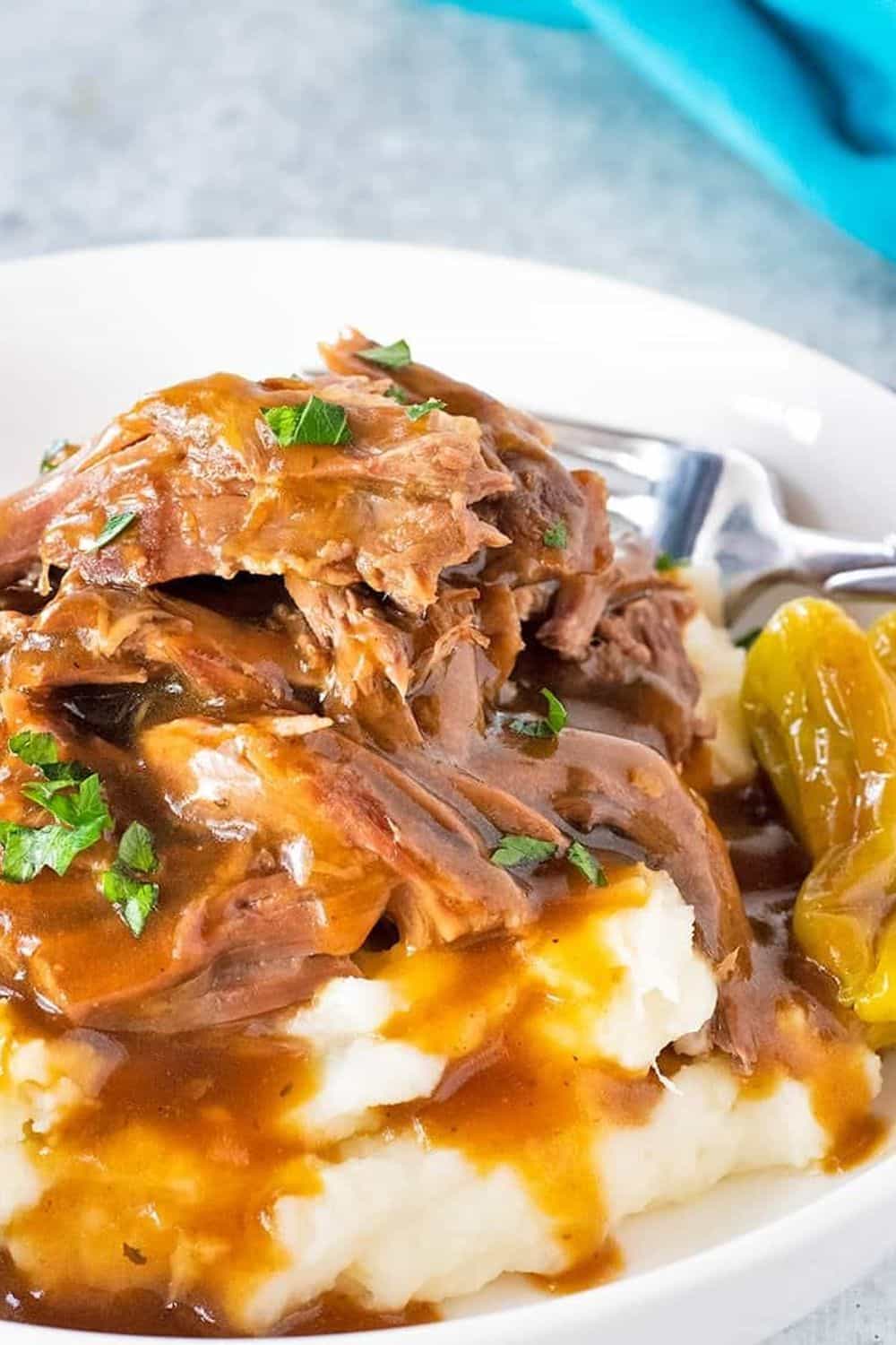 Slow Cooker Mississippi Pot Roast