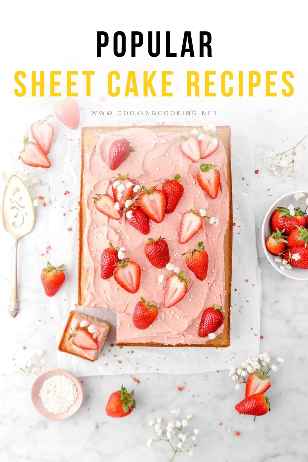 Strawberry Sheet Cake