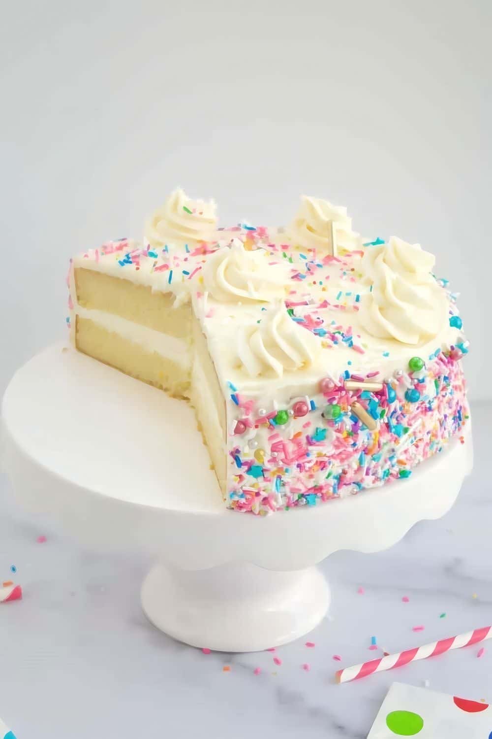 Super Moist Vanilla Cake