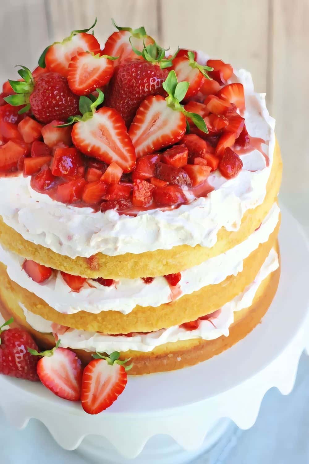 The Best Strawberry Shortcake Cake